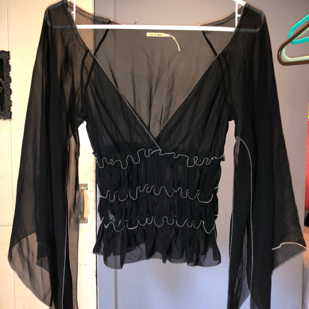 Maxstudio 100% silk top